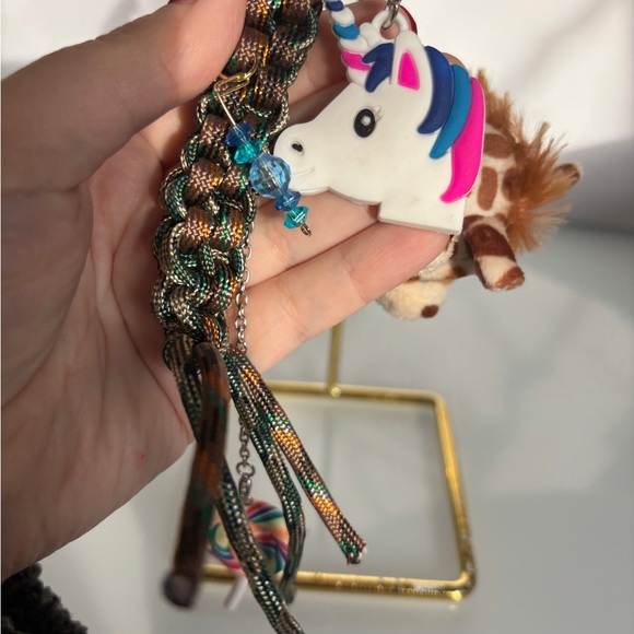 Miu Miu Style Handmade Keyfob with Gund Plush and Paracord Jane Birkinfy candy 🍭 - Picture 5 of 8